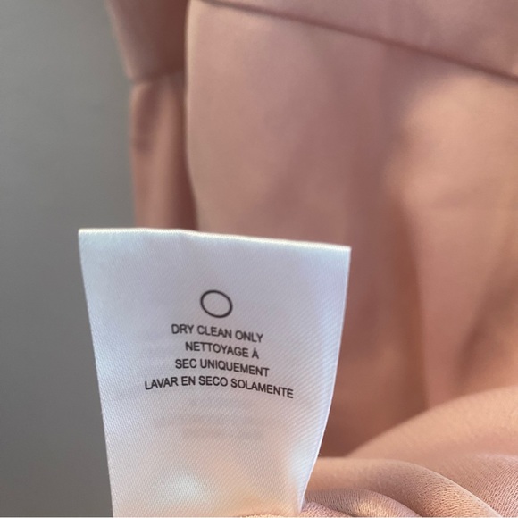 Sachin + Babi Pink Charmeuse Satin Button Front Dress 4 - Picture 6 of 6